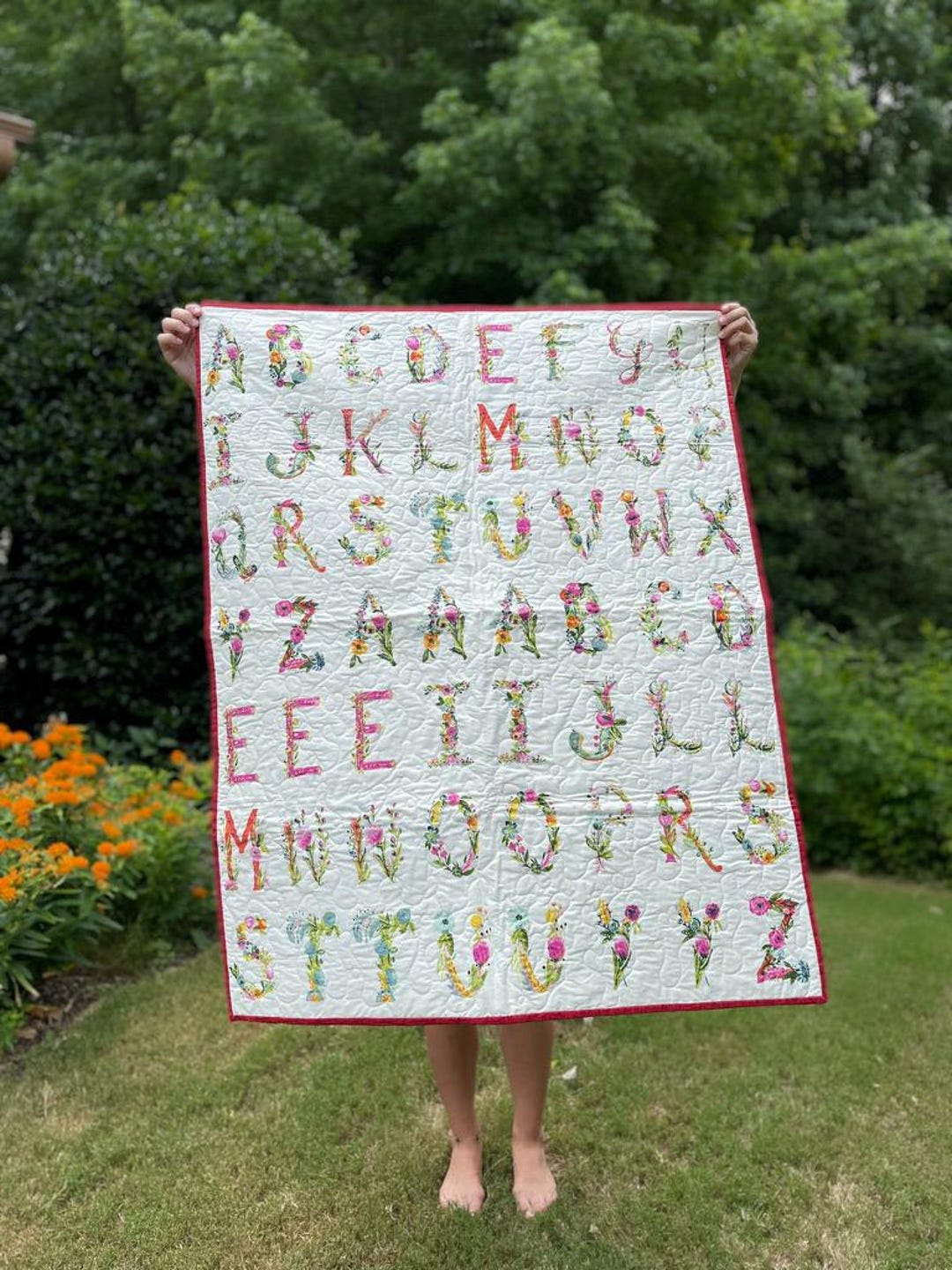 Baby Quilt Abc's - Etsy