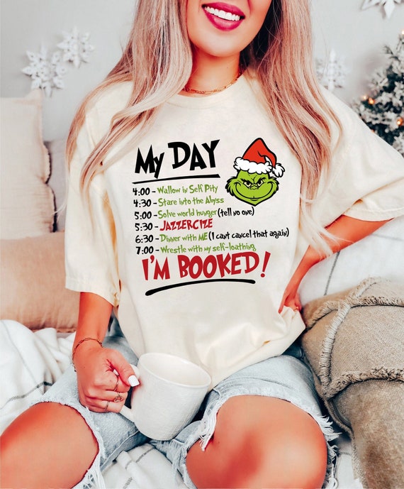 The Grinch Christmas Schedule Funny Sweatshirt, My