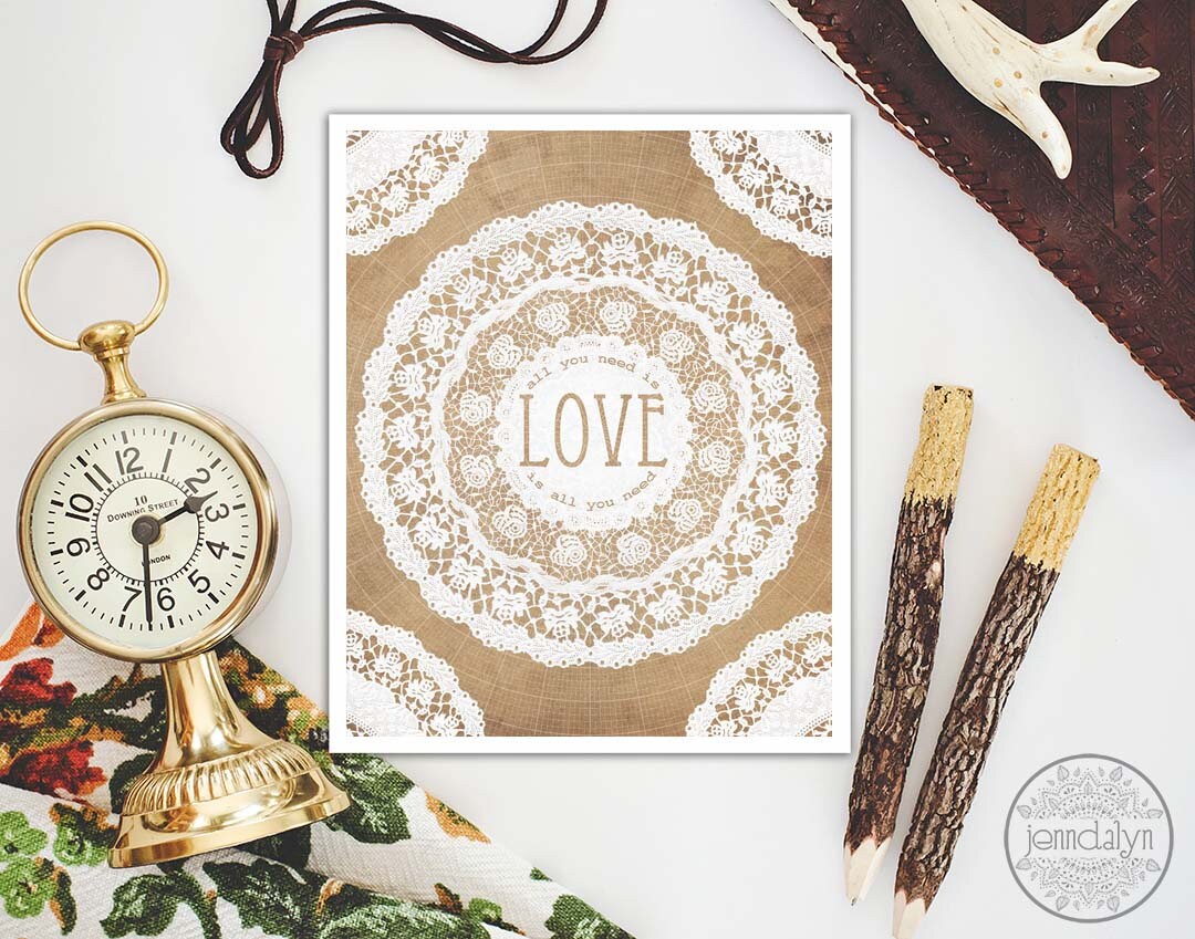 mixed media collage art wedding gift fine art print Etsy