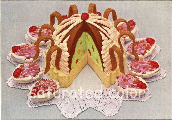 Stempel « KUCHEN » Adressenstempel Motiv Retro Bäcker Bäckerei Backen Backshop