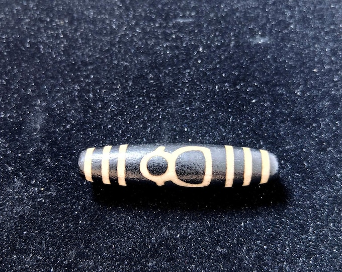 Wealth Talisman Natural Authentic Dzi Tibetan Amulet Bring Prosperity & Abundance Money Attraction Amulet Lucky Charm Sacred Deity