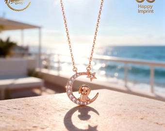 Handmade CZ-Adorned Rose Gold Chinese Zodiac Necklace Bracelet Set – Romantic New Year & Birthday Gift for Her