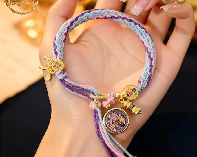 Hand-Woven Zhaxi Lamu Spiritual Protection Bracelet | Tibetan-Style Bracelet | spiritual protection for women (9 Styles Available)