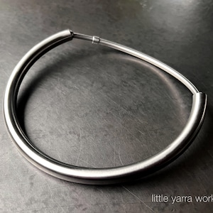 Stainless steel choker, hand forged,