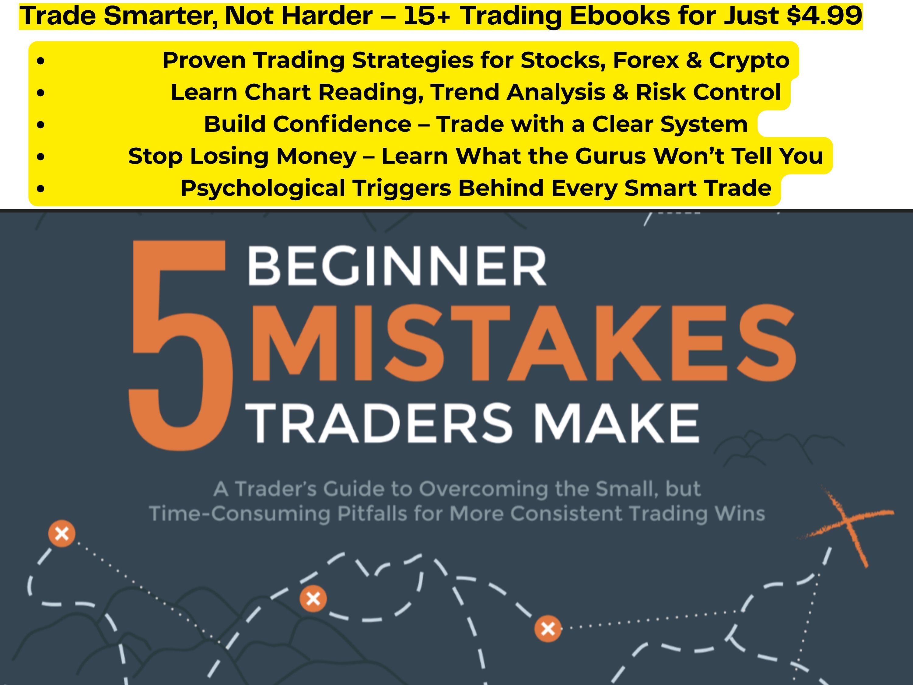 Trading Ebooks Bundle: Crypto, Forex, Stocks - Chart Patterns, Candlesticks  (PDF Download - Etsy