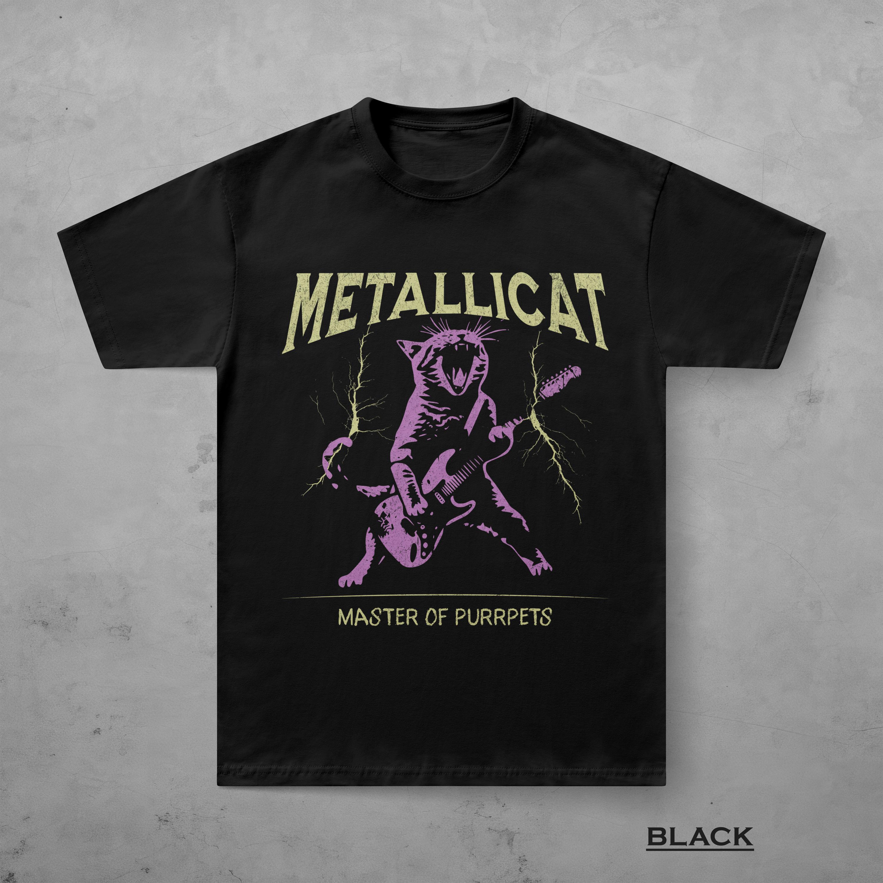 Camiseta De Metallica - Algodón 100% Americano, Tallas S A 4XL, Unisex, Estilo Heavy Metal