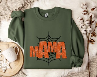 Halloween Mom Sweatshirt, Mama Halloween Sweatshirt, Spooky Season Sweatshirt, Funny Halloween Mama , Gift for Mom Halloween Sweatshirt
