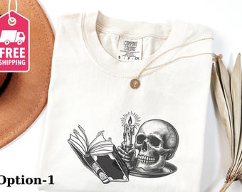 Salem Witch Book Club Shirt, Halloween Bookish Shirt, Spooky Book Club Shirt, Skull Tee, Reading Halloween Shirt, Halloween Book Lover Gift