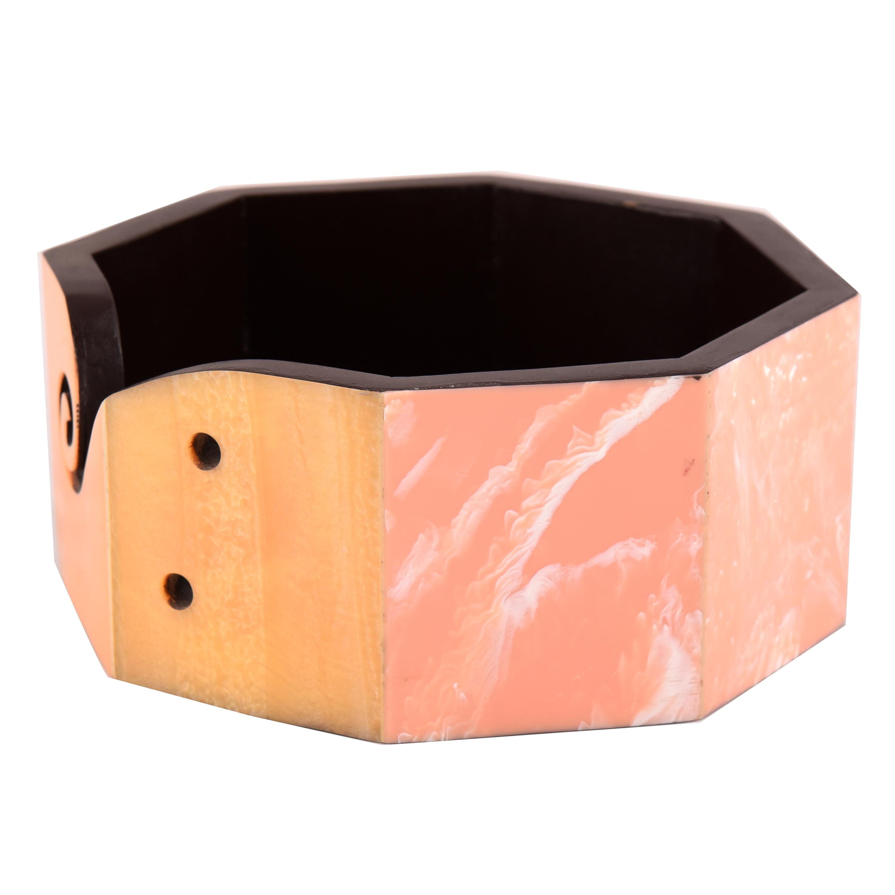 Handgemaakte Houten Garen Kom voor Breien Haak Home Decor (Diameter 18-20CM