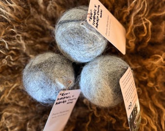 100% Icelandic x Navajo Churro Wool Dryer Balls - "Rue"