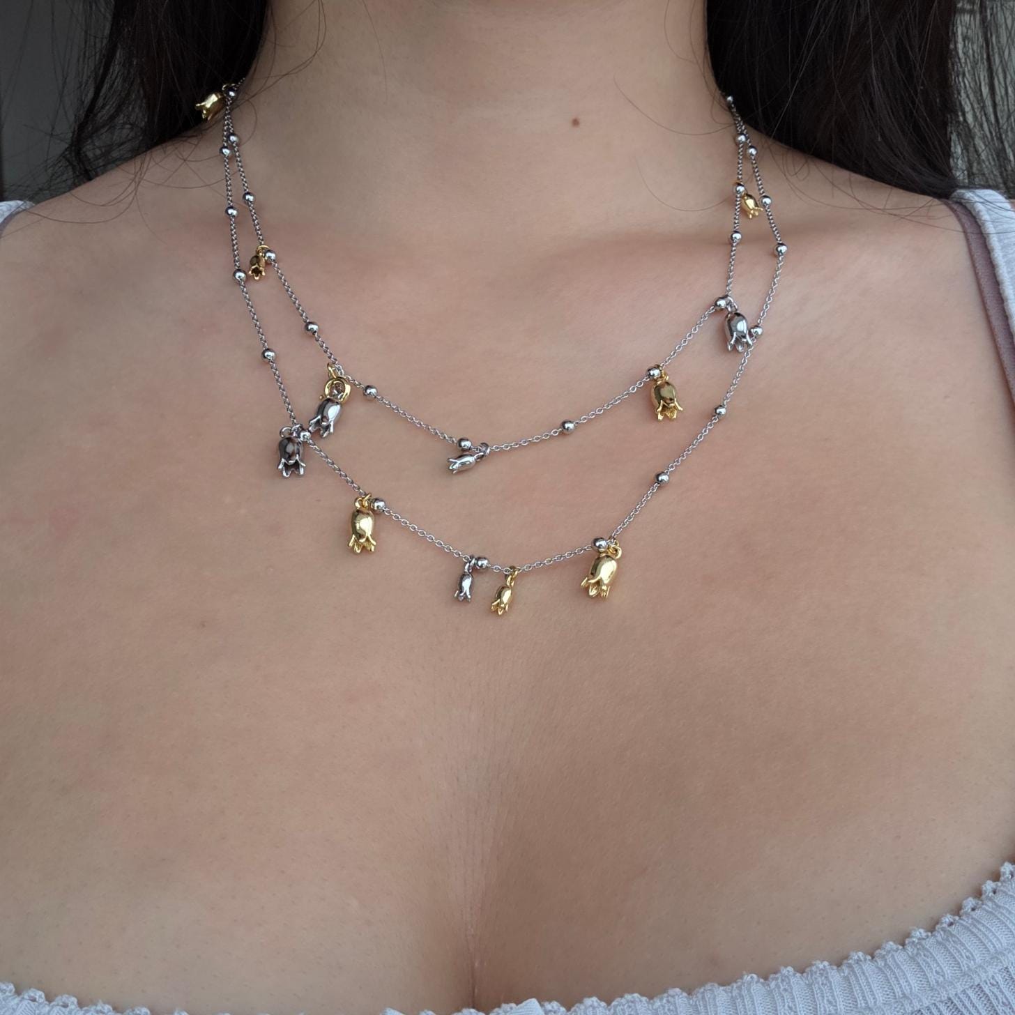 【おお】マイケルミショー ボックスウッド ブロンズ淡水パールイヤリング おお】マイケルミショー ボックスウッド ブロンズ淡水パールイヤリング