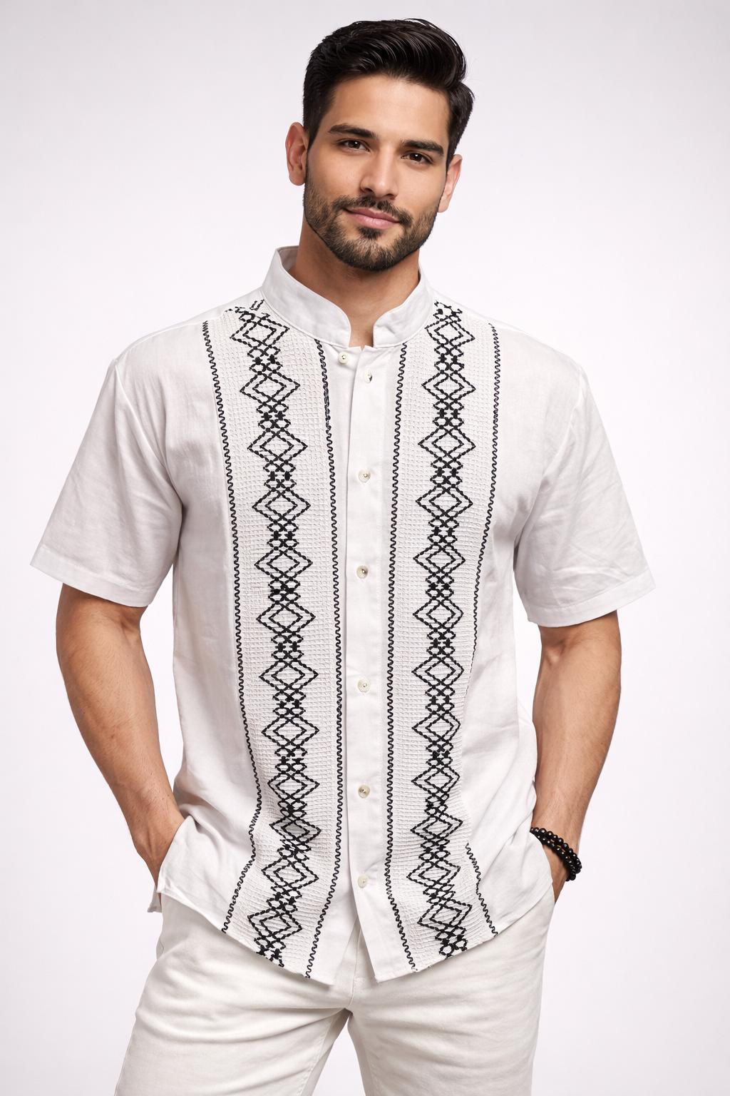 Embroidered Dress Shirt for Man - Etsy