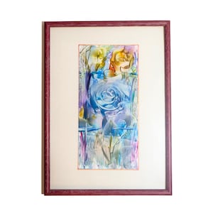 Abstract Encaustic Painting – Symbolic Visions of Life and Nature – Brunhilde Ochs