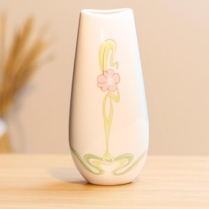 Vintage Gerold Porzellan Bavaria Vase – Model 6807/2 – 80th Anniversary Edition | Art Nouveau Floral Design | West German Porcelain