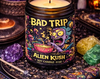 Bad Trip Candle Making Kit | Psychedelic Soy Wax DIY Experience