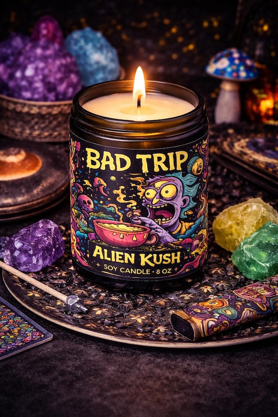 Bad Trip Candle Making Kit | Psychedelic Soy Wax DIY Experience