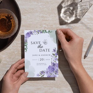 Digital Marriage Card Template, Editable Wedding Invitation, Instant Download, Modern Design, Printable RSVP & Celebration Invite