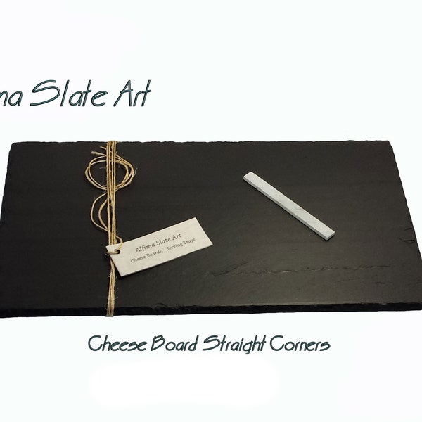 Extra Large Straight or Rounded Corners  Slate Cheese Board
