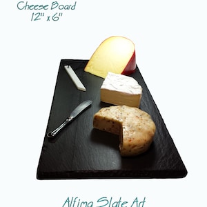 6 x 12 Slate Cheese Board image 1