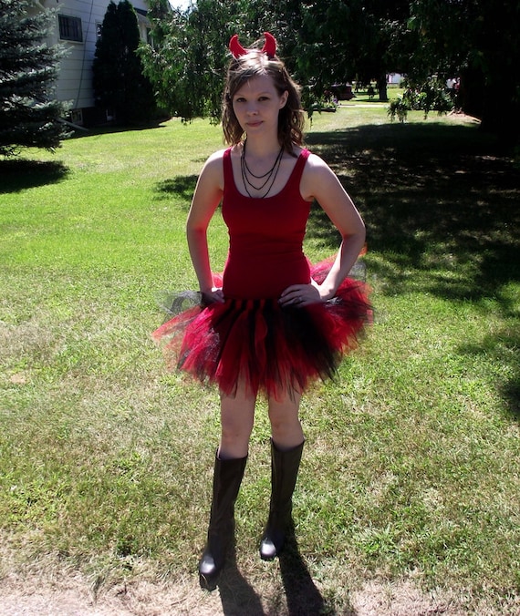 Adult Devil Tutu Set Adult Devil Tutu Set