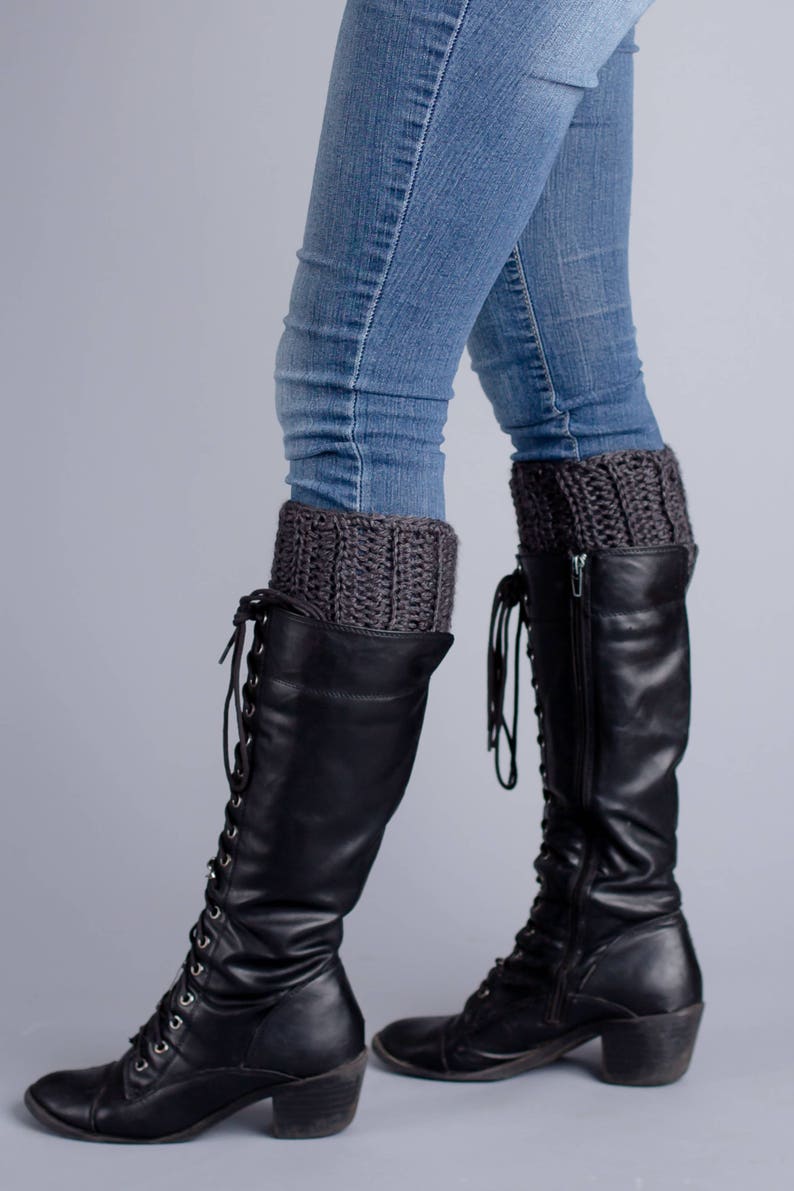 Womens Custom Boot Cuffs, Leg Warmers, Crochet boot cuffs, Gifts under 10, Boot cuffs, Photo Prop, Custom colors, Stocking stuffers, fall image 8