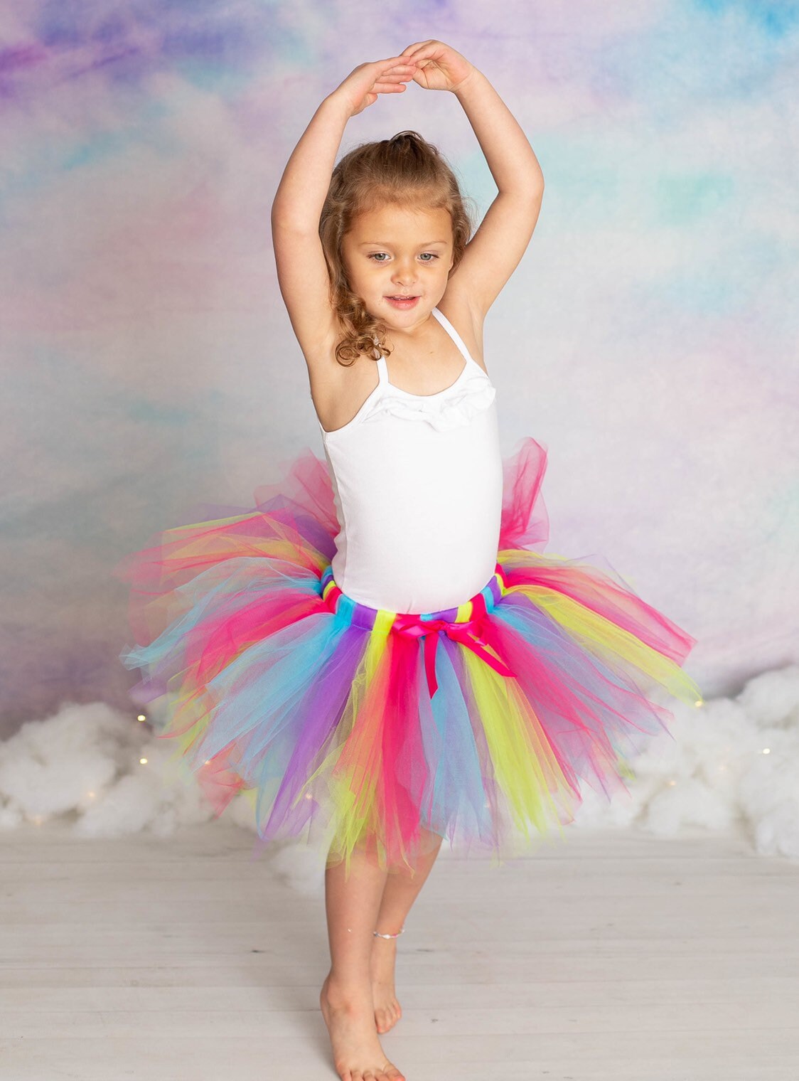 Tutu For Toddler Girls 3-Layer Tulle Tutu Skirt For Girls Ballet