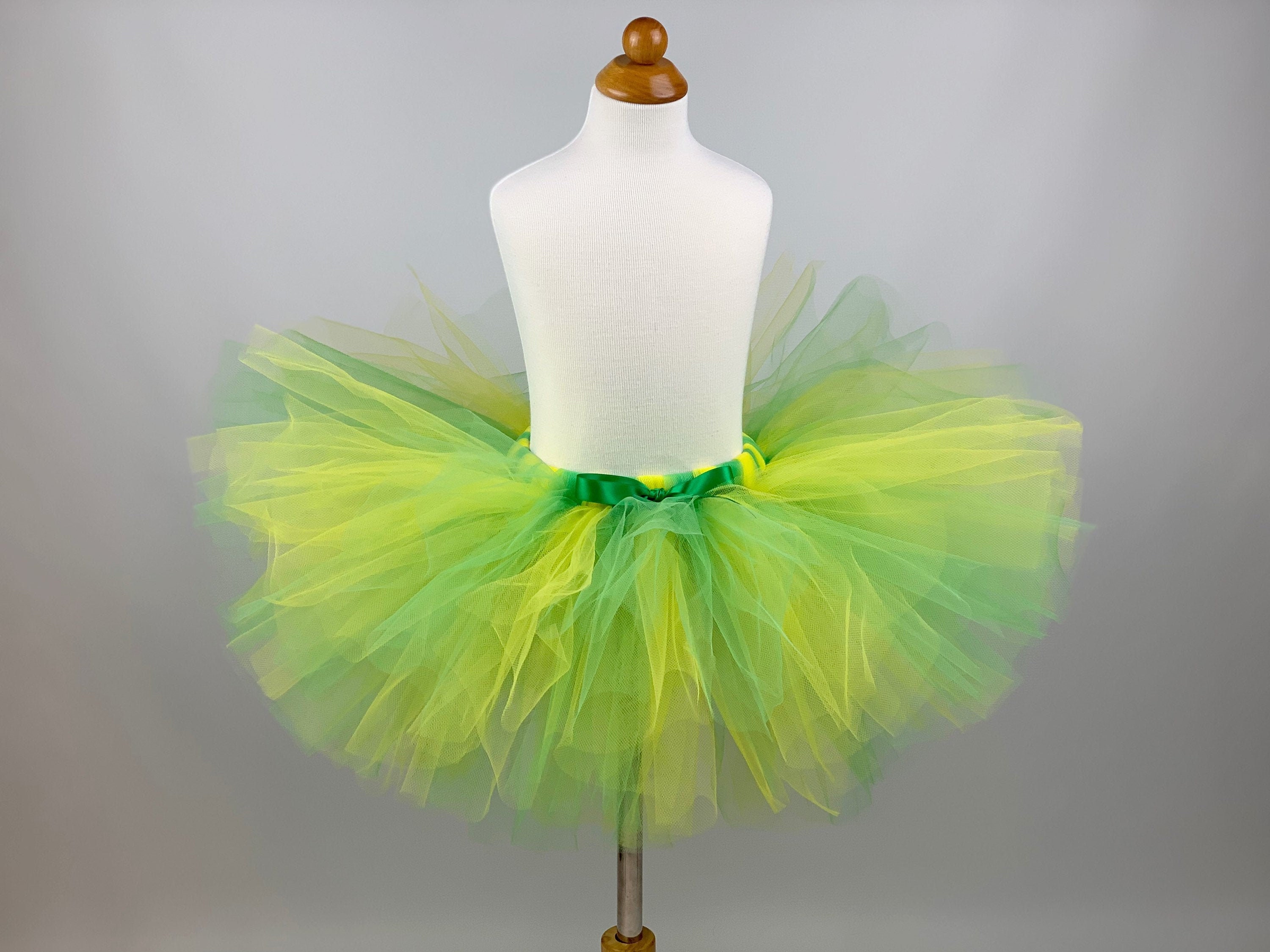Green Yellow Dress - Etsy