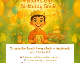 Interactief verjaardagsverhalenboek: Noah's Nature Adventure (pdf en audioboek-e-boek)