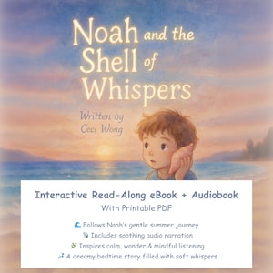 Noah and the Shell of Whispers – Calm Seaside Adventure for Kids | Read-Along Audiobook Flipbook | Online Interactive Ebook