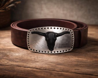 Longhorn Belt Buckle