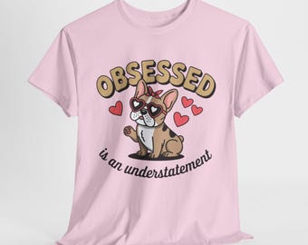 Retro French Bulldog Graphic Tee: 70s Style Unisex T-Shirt