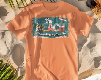 Beach is My Happy Place T-Shirt: Coastal Summer Vibes