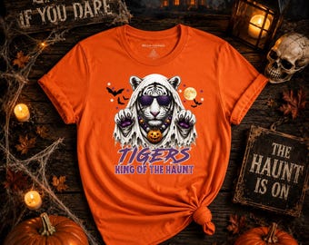 Tigers King of the Haunt Shirt | Halloween School Spirit Tee