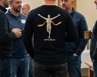 UNMOVED Acts 20:24 Christian T-Shirt | Bible Verse Shirt | Gildan 2400 or 5000 Black Unisex Faith Shirt | Scripture Apparel