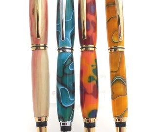 Colorful Rollerball Pen, Handmade Pens