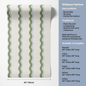 Personalisiertes Hintergrundbild für Zara | Nachricht an mich, um Ihre eigenen zu erstellen! (Grün-Blauer Wellenstreifen) Bild 3