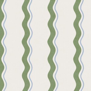 Personalisiertes Hintergrundbild für Zara | Nachricht an mich, um Ihre eigenen zu erstellen! (Grün-Blauer Wellenstreifen) Bild 2