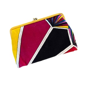 Vintage EMILIO PUCCI by Jana 1960s velvet kisslock pouch