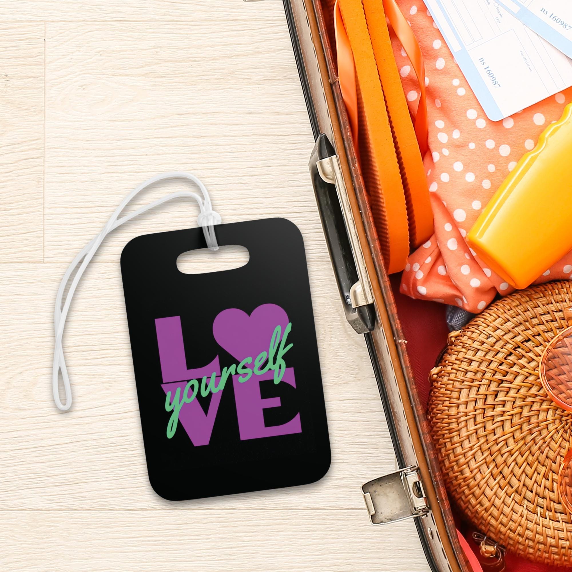 Personalized BTS Love Yourself Luggage Tag | Kpop Travel Id Bag