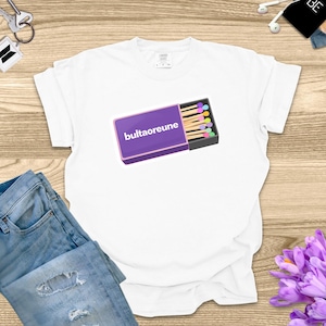BTS Suga Fire Shirt, Burning Up BTS Inspired Tee, Bultaoreune Korean Phrase Shirt, Kpop Fan Gift, OT7 Subtle Merch