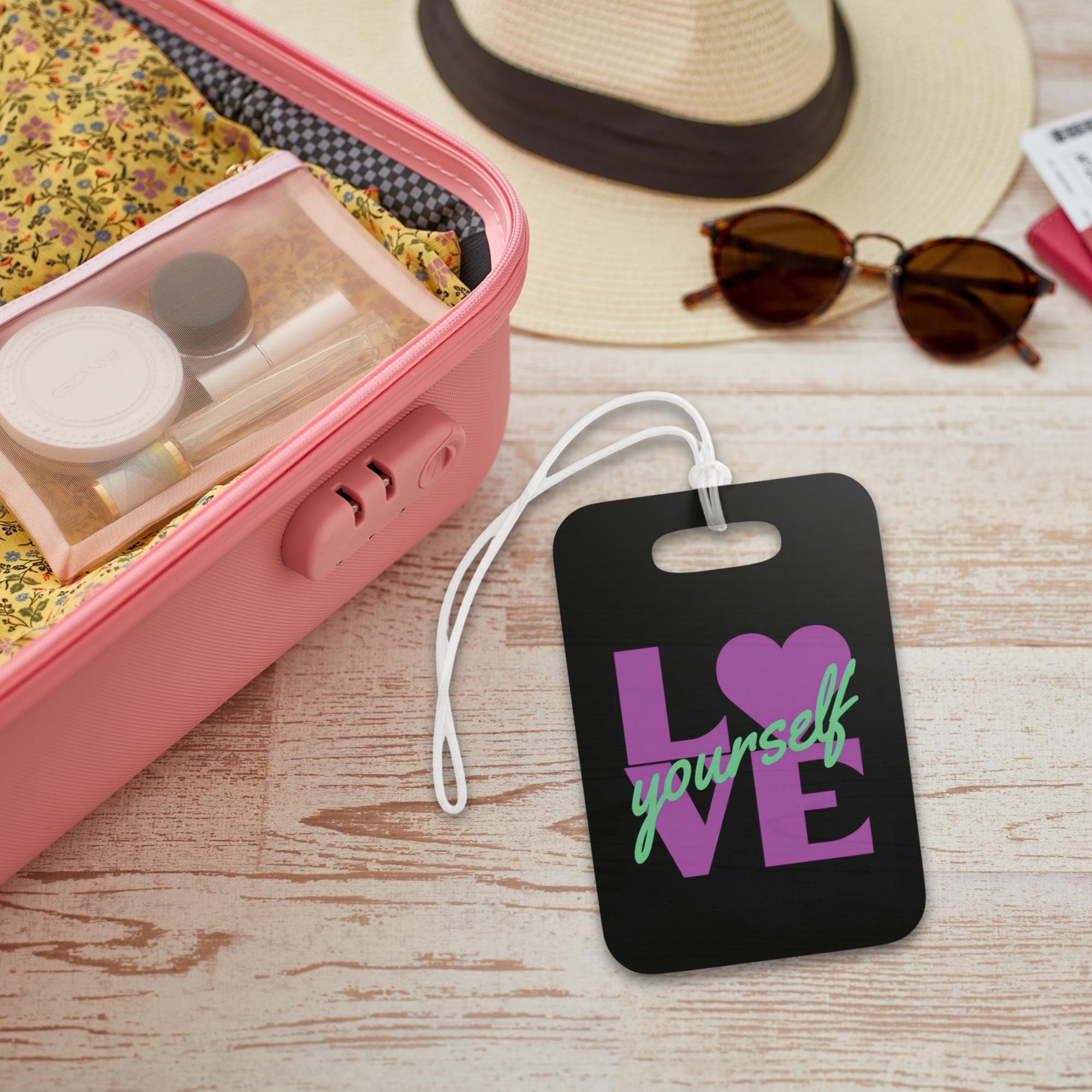 Personalized BTS Love Yourself Luggage Tag | Kpop Travel Id Bag
