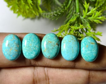 Arizona Turquoise Oval Cabochon Lot, Jewelry Making Gemstone (10x14mm)