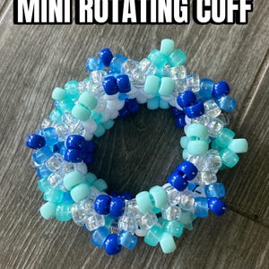 Kandi rotator manchetarmband, aanpasbaar, kant-en-klaar, feestartikelen, verjaardagscadeau, kerstcadeau, handgemaakt festival en rave, sieraden, meer