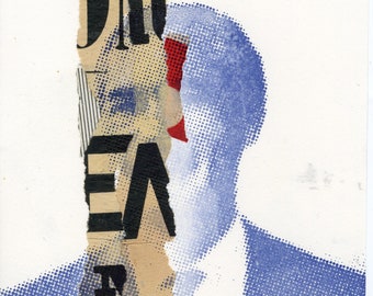 FRAGILE : DROPOUT (Letterpress + Collage) 5/20