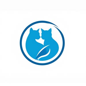 Kat logo ontwerp, huisdier logo, professioneel logo ontwerp, dierensalon logo, veterinair logo, dierenwinkel logo, aangepast logo voor uw bedrijf, dierenlogo