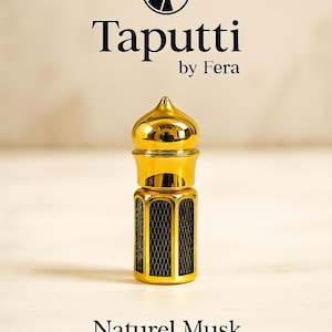 Black Musk - Heavy Oriental Attar | Premium Alcohol-Free Perfume Oil | Long-Lasting Bold Musk | Taputti by Fera | Organic Body Oil | Amber