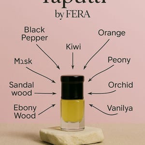 Elura - Alcohol-Free Natural Musk | Black Pepper & Orchid Notes | Unisex  Long-Lasting | Natural Fragrance, Premium Musk | Vegan Musk