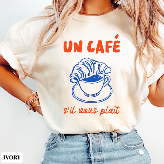 Comfort Colors® Paris Shirt, La Pâtisserie T-Shirt, Croissant Shirt, French Cafe Graphic Tee, Food Lover Gift, Foodie Shirt, Travel Shirt