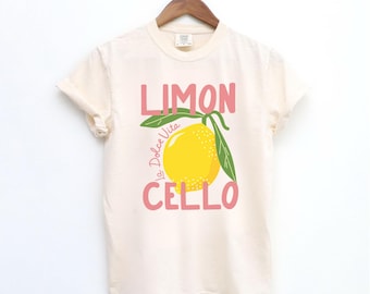 Comfort Colors® Limoncello Shirt, La Dolce Vita Shirt, Lemon Shirt, Coastal Granddaughter, Amalfi Coast, Italia Shirt, Italy travel shirt