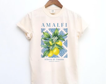 Comfort Colors® Lemon Shirt, La Dolce Vita Shirt, Citrus Shirt, Coastal Grandmother, Amalfi Coast Shirt, Italia Shirt, Italy travel shirt